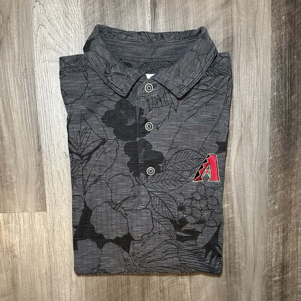 Arizona Diamondbacks Tommy Bahama Hawaiian Floral Modal Blend Polo - Medium